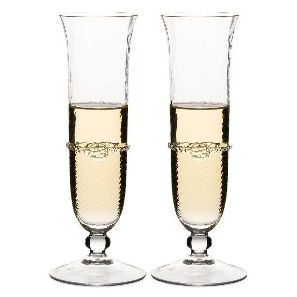 Graham Set of Two, Toasting Flutes