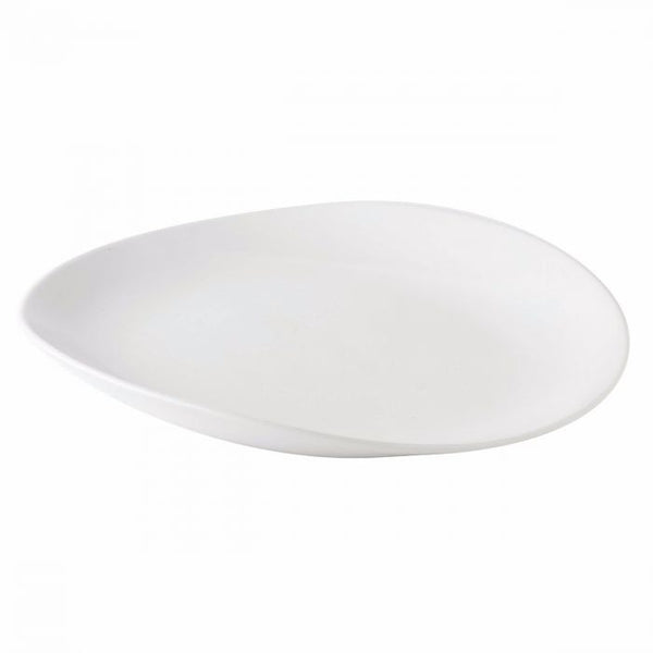 Barre Dinner Plate | Alabaster