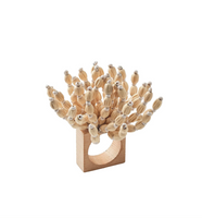 Reed Napkin Ring | Natural/White