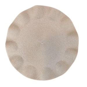 Ruffle Placemat | Silver Sand