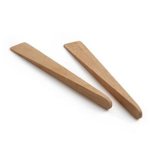 Modern Salad Server Set | Oak