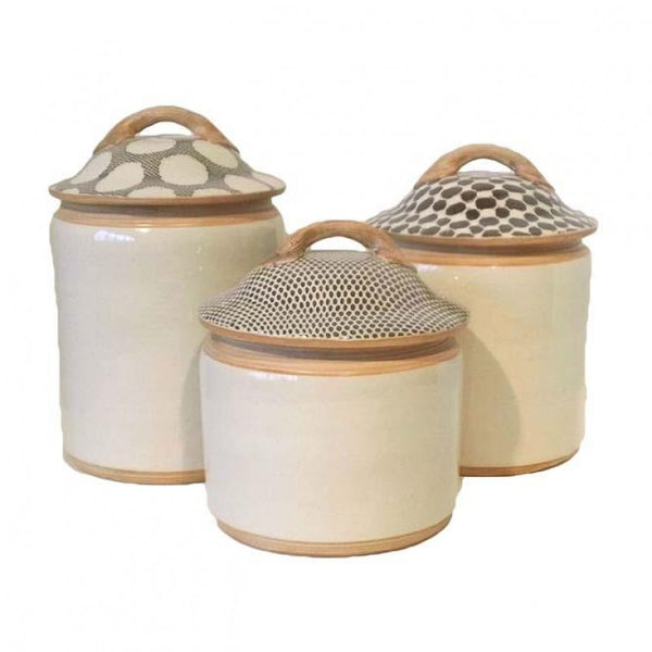 Large Canister | Ivory Opal