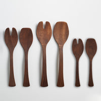 Black Walnut Salad Servers | 15"