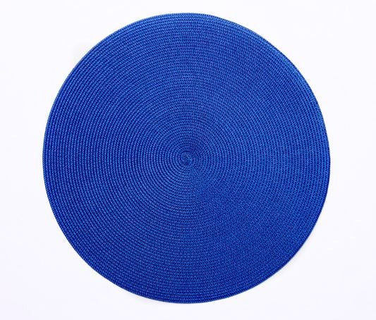 Round Placemat | Clementis Blue