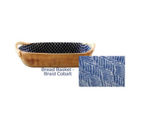 Bread Basket w/ Handles | Braid Cobalt
