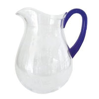 Acrylic Pitcher with Cobalt Handle