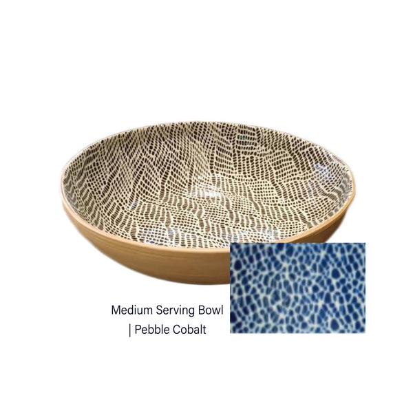 Medium Serving Bowl | Pebble Cobalt