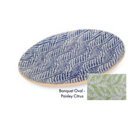 Banquet Oval | Paisley Citrus