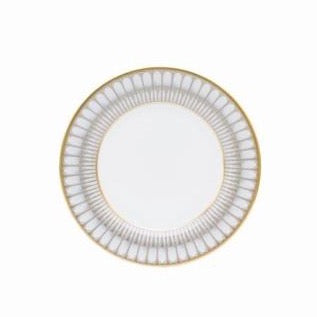 Arcades Dessert Plate | Grey & Gold