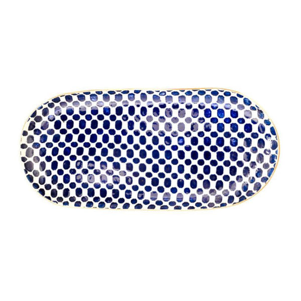 Bread Tray | Dot Cobalt