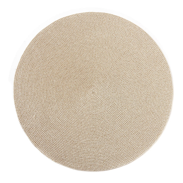Round Placemat | Gold Glimmer Sand