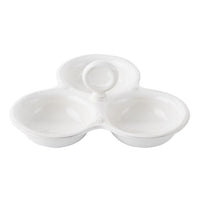 Berry & Thread White Triple Server | Bowl