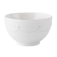 Berry & Thread Cereal Bowl | White