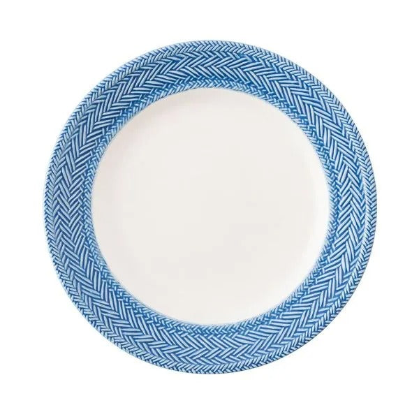 Le Panier Salad/Dessert Plate | White & Delft Blue