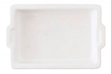 Puro Rectangular Baking Dish | White