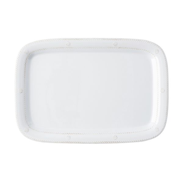 Berry & Thread Whitewash Melamine Platter | 16"