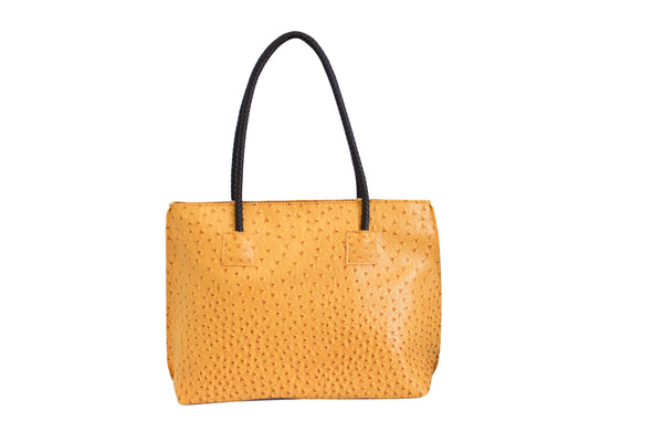 Fashion Zip Tote | Mustard