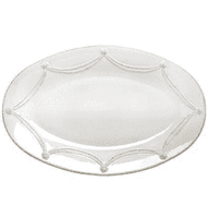 Berry & Thread Large Oval Platter | White